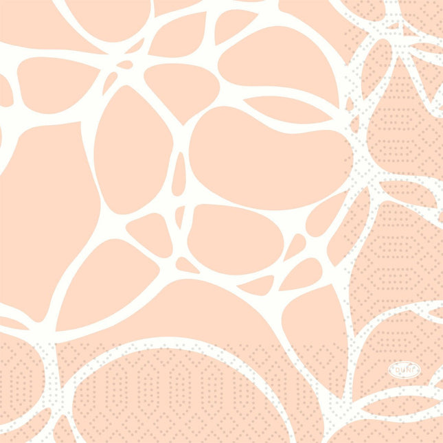 Servietten 33 cm 3-lagig 1/4-Falz Ocean Pink Papierservietten | Packung (50 Stück)