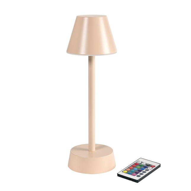 LED-Lampe kabellos ZELDA in sanftem Pink - stilvolle Beleuchtung | Packung (1 Stück)