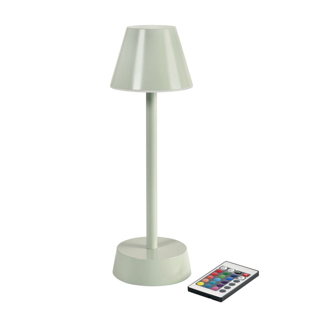 LED-Lampe kabellos ZELDA in Pistazienfarbe - Moderne Beleuchtung | Packung (1 Stück)