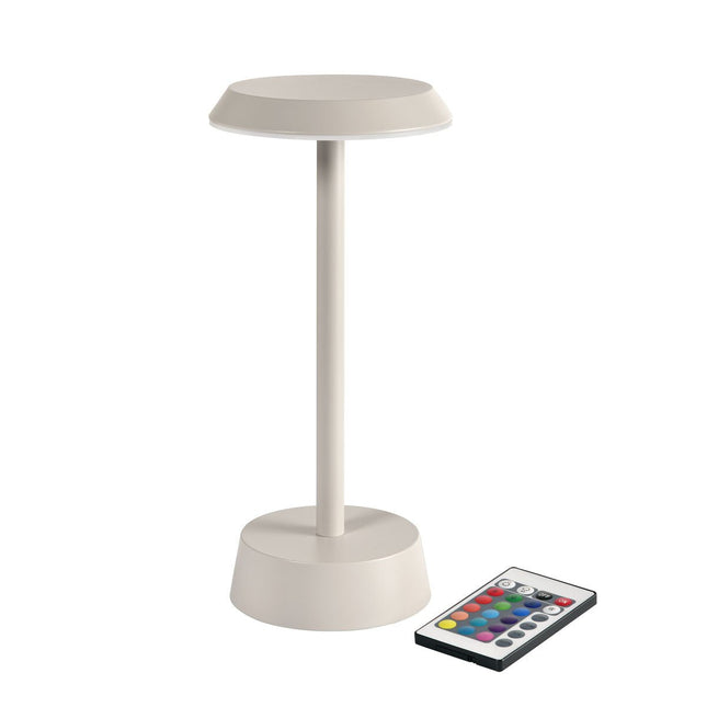 NOUR LED-Lampe kabellos taupe - Moderne Tischbeleuchtung | Packung (1 Stück)