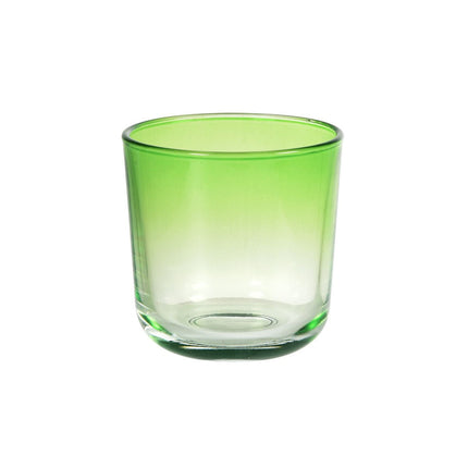 Switch & Shine Kerzenhalter aus Glas, Blattgrün, 81x72,5 mm | Packung (1 Stück)