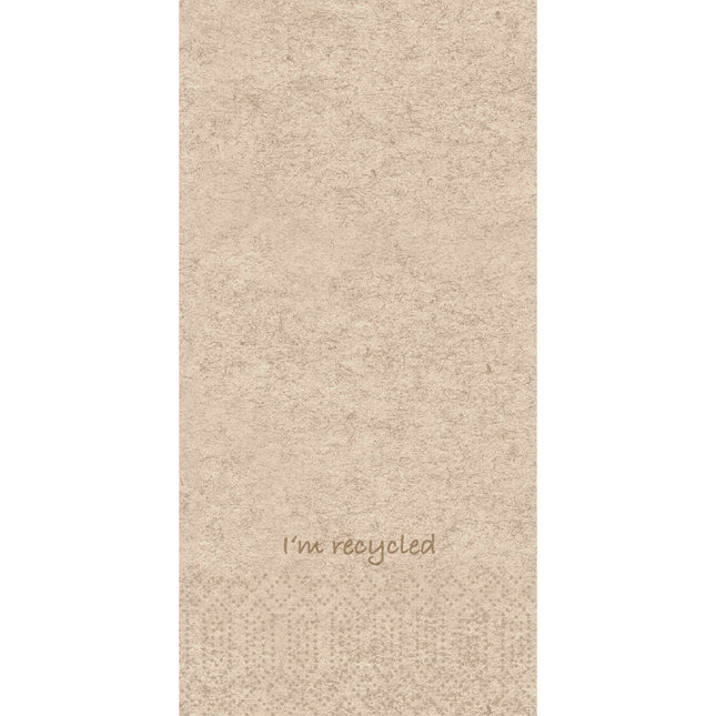 Zellstoff Servietten 40 cm 2-lagig 1/8-Falz Recycled 300P | Packung (300 Servietten)