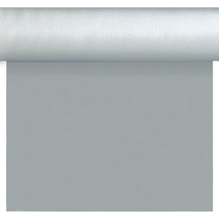 Dunisilk Tete a Tete 0,4x24m silber - Hochwertige Tischdecke | Packung (1 Stück)