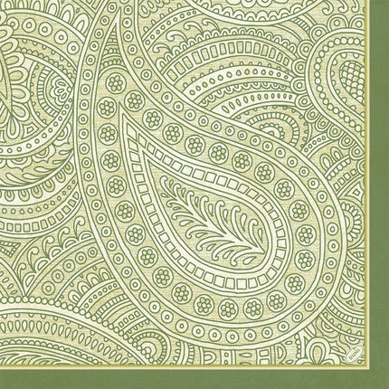 Klassik Paisley Servietten 40x40 cm 4-lagig - Elegante Tischdekoration | Packung (50 Stück)