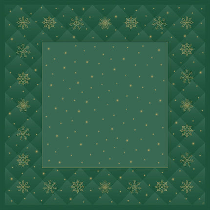 Bio-Dunicel-Mitteld. Rhombus grün 84x84 cm - Hochwertige Tischdecke | Packung (20 Stück)