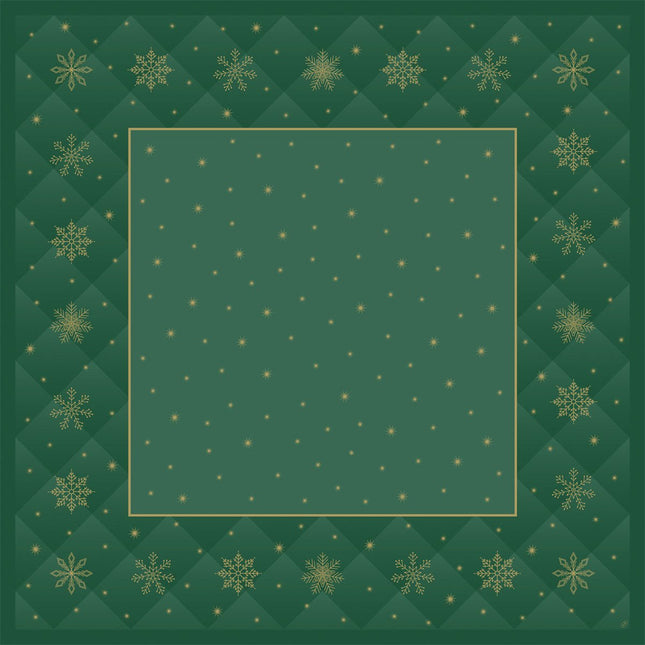Bio-Dunicel-Mitteld. Rhombus grün 84x84 cm - Hochwertige Tischdecke | Packung (20 Stück)