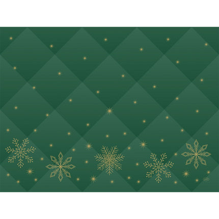 Papier-Tischsets Rhombus grün 30x40 cm - Dekorative Tischunterlagen | Packung (250 Stück)