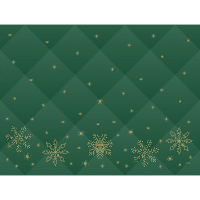 Papier-Tischsets Rhombus grün 30x40 cm - Dekorative Tischunterlagen | Packung (250 Stück)