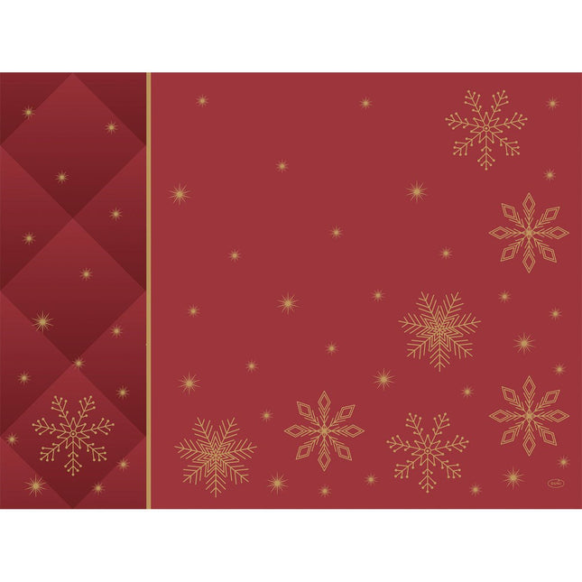 Bio-Dunicel-Sets Rhombus bordeaux 30x40 cm - Elegante Tischsets | Packung (100 Stück)