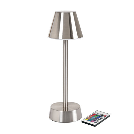 LED-Lampe kabellos ZELDA silber - Moderne Beleuchtungslösung | Packung (1 Stück)