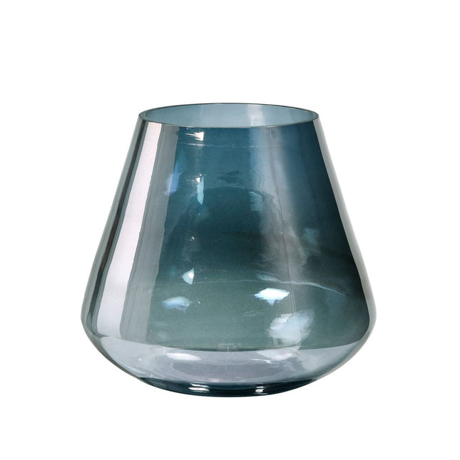 Kerzenhalter aus Glas, Etna, 14,5x16,5 cm - Eleganter Tischdeko | Packung (1 Stück)