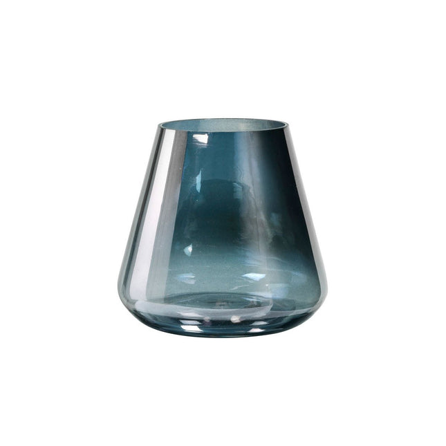 Kerzenhalter Glas Etna 10,5x11,5 cm - Eleganter Tischdeko-Halter | Packung (1 Stück)