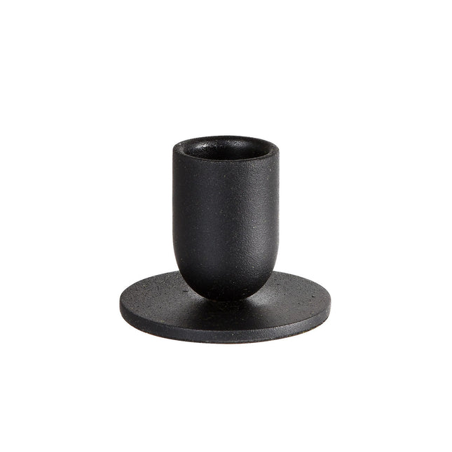 Kerzenhalter aus Metall, Totem-Design, 5,7x4,3 cm | Packung (1 Stück)