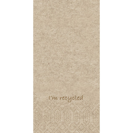 Zellt.-Serv.33x33 2lg 1/8KF - Recycelte Papierservietten | Packung (300 Stück)