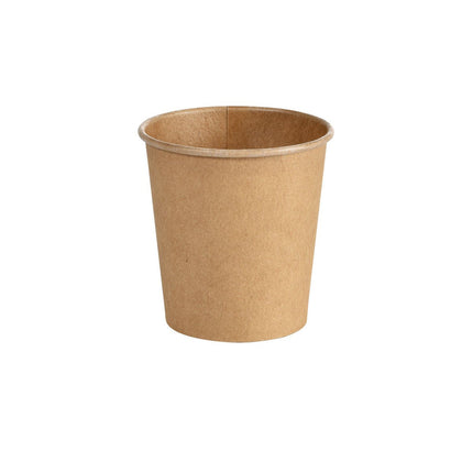 Becher für Spender 120ml, PAP/WBC braun | Packung (50 Stück)