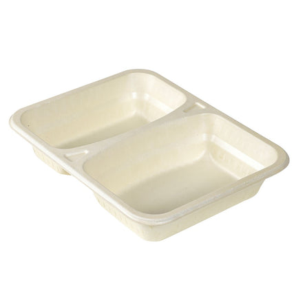 FIBER Schalen, 227x178x45mm, 2get. natur | Karton (1 Packung)