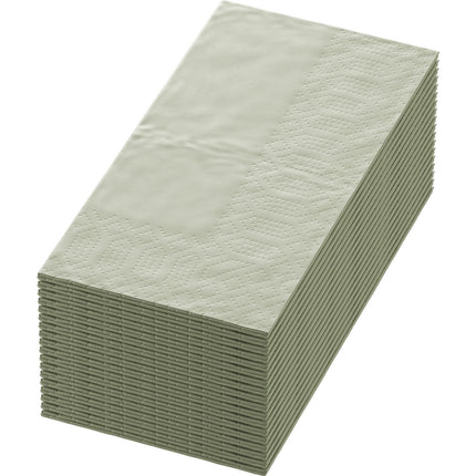 Zellt.Serv.33x33 3lg. BF. pistachio green - Hochwertige Servietten | Packung (250 Stück)