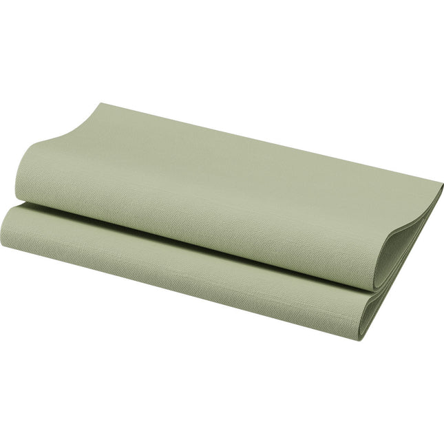 Bio-Dunisoft Servietten 40x40 cm 1/4-Falz pistaziengrün | Packung (60 Stück)