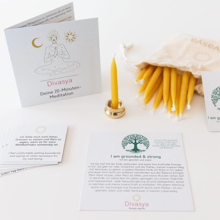 20-Minuten-Kerzen | I am enough & worthy