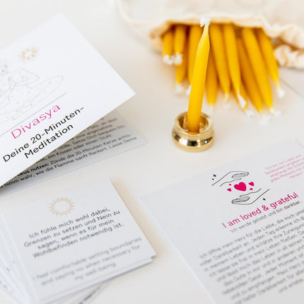 20-Minuten-Kerzen  | I am loved & grateful