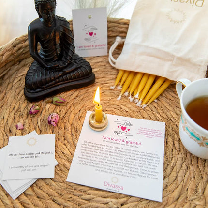 20-Minuten-Kerzen | I am enough & worthy