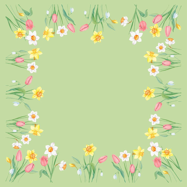 Bio-Dunicel-Mitteld.84x84 Spring Melody - Elegante Papierservietten | Packung (20 Stück)