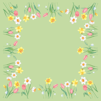 Dunisilk MD Spring Melody 84x84 cm - Elegante Tischdecke | Packung (20 Stück)