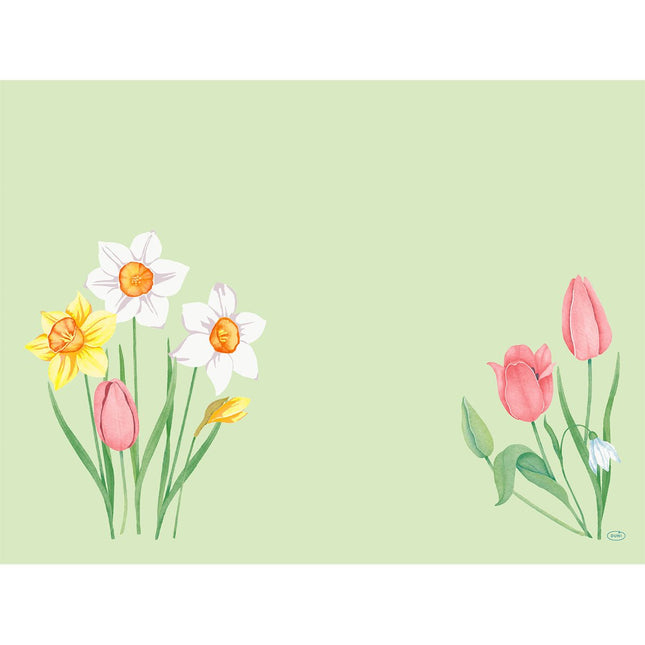 Bio-Dunicel-Sets 30x40 Spring Melody - Hochwertige Tischsets | Packung (100 Stück)
