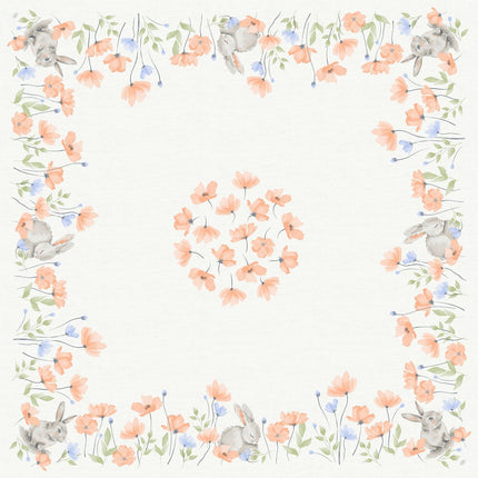 Bio-Dunicel-Mitteld.84x84 Bunny Bloom - Papierservietten | Packung (20 Stück)