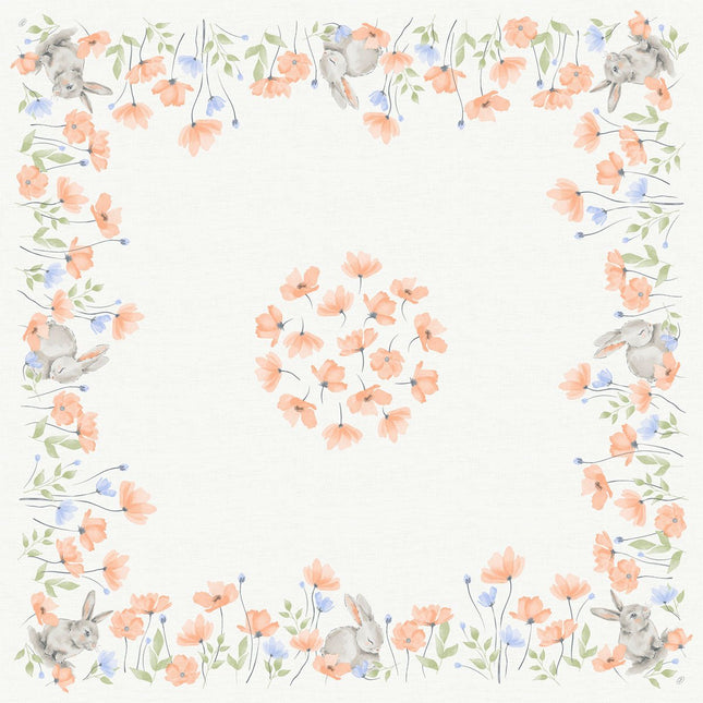 Bio-Dunicel-Mitteld.84x84 Bunny Bloom - Papierservietten | Packung (20 Stück)