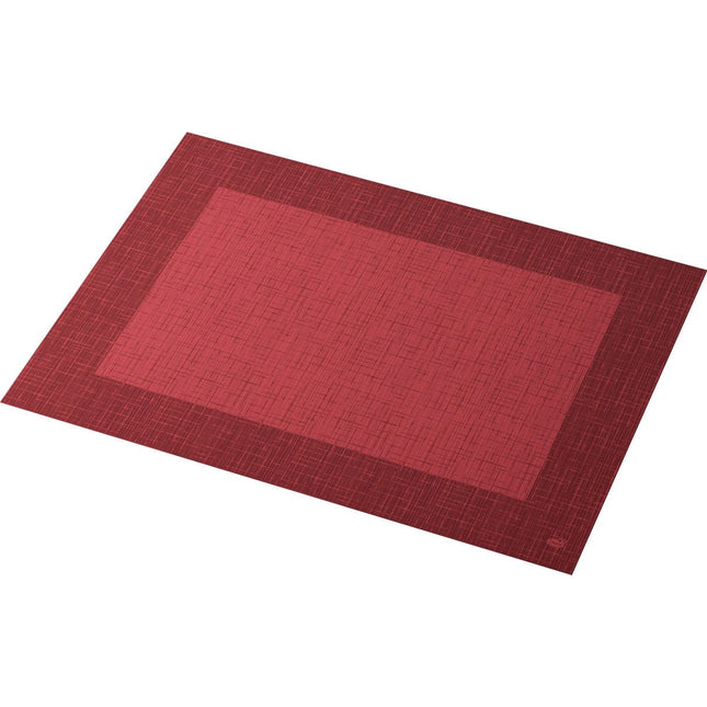 Bio-Dunicel-Sets 30x40 Linnea bordeaux - Elegante Tischsets aus Papier | Karton (1 Packung)