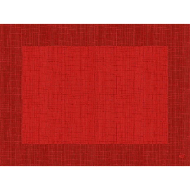 Bio-Dunicel-Sets 30x40 Linnea rot - Hochwertige Tischsets aus Bio-Material | Karton (1 Packung)