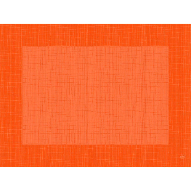 Bio-Dunicel-Sets 30x40 Linnea, orange - Hochwertige Tischsets | Karton (1 Packung)