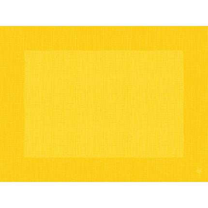 Bio-Dunicel-Sets 30x40 Linnea gelb - Hochwertige Tischsets | Packung (100 Stück)