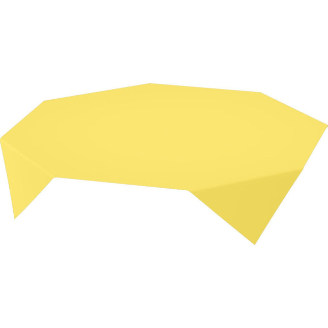 Bio-Dunicel-Mitteldecke 84x84 cm gelb - Tischdecke aus Bio-Material | Karton (1 Packung)