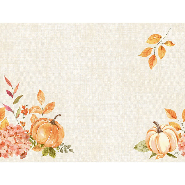 Bio-Dunicel Servietten 30x40 cm Spicy Pumpkin für Feste | Packung (100 Stück)