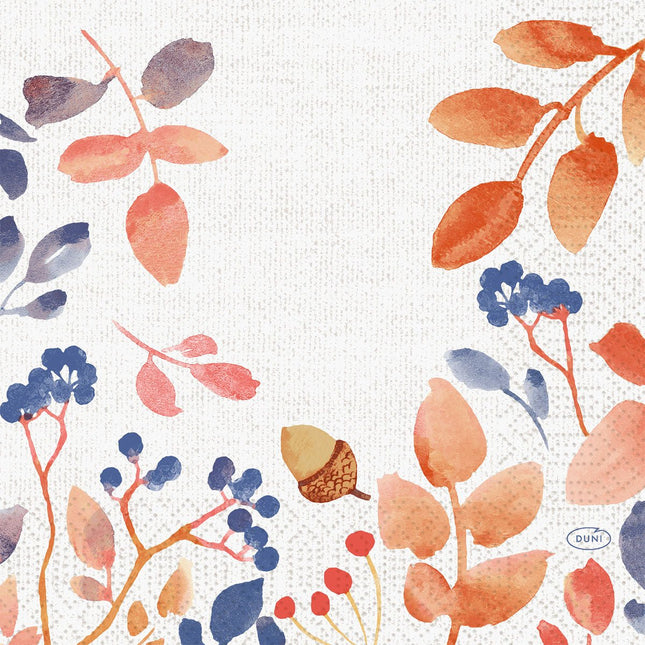 Servietten 33x33 cm 3-lagig 1/4-Falz Herbstgradient  | Packung (50 Stück)