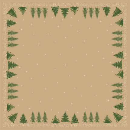 Bio-Dunicel Mitteldecke 84x84 cm Humble Trees | Packung (20 Stück)