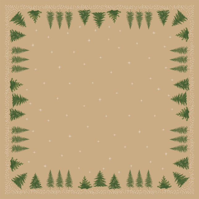 Bio-Dunicel Mitteldecke 84x84 cm Humble Trees | Packung (20 Stück)