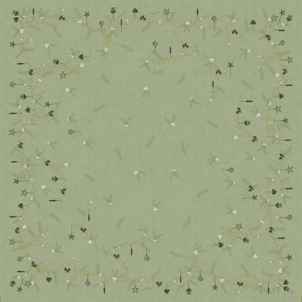 Bio-Dunicel Mitteldecke 84x84 cm Noel Pistachio | Packung (20 Stück)