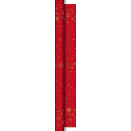 Dunicel-Rolle 10x1,18m, rot, Star Stargazing für Feste | Packung (1 Stück)