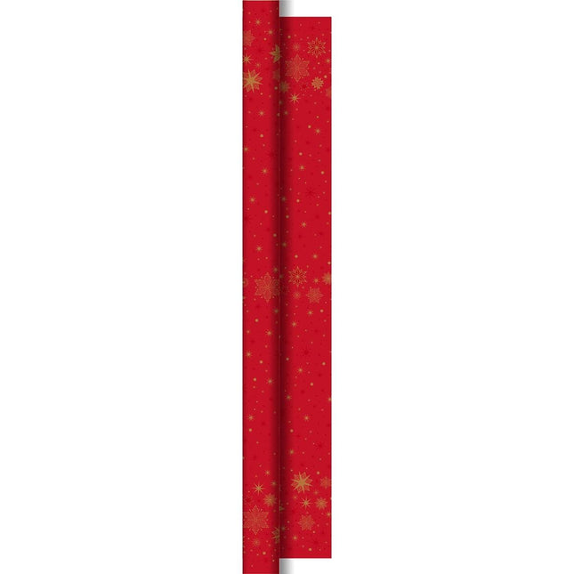 Dunicel-Rolle 10x1,18m, rot, Star Stargazing für Feste | Packung (1 Stück)