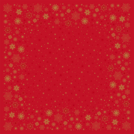 Bio-Dunicel Mitteldecke 84x84 cm, rot, ideal für Stargazing Events | Karton (1 Packung)