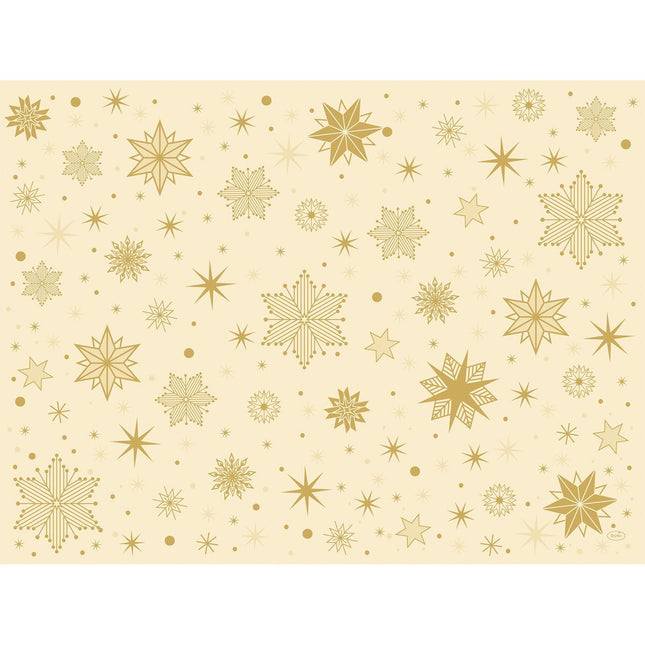 Papier-Tischsets 30x40 cm Stargazing cream für besondere Anlässe | Packung (250 Stück)