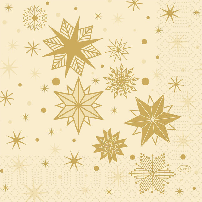 Stargazing Cream 250P - 33x33 cm, 3-lagig, 1/4-Falz Servietten | Packung (250 Stück)