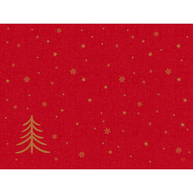 Papier-Tischsets 30x40 cm Shimmer Trees für festliche Anlässe | Packung (250 Stück)
