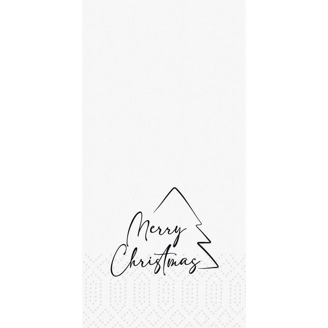 Servietten 33x33 cm 2-lagig Merry Xmas Tree | Packung (300 Stück)
