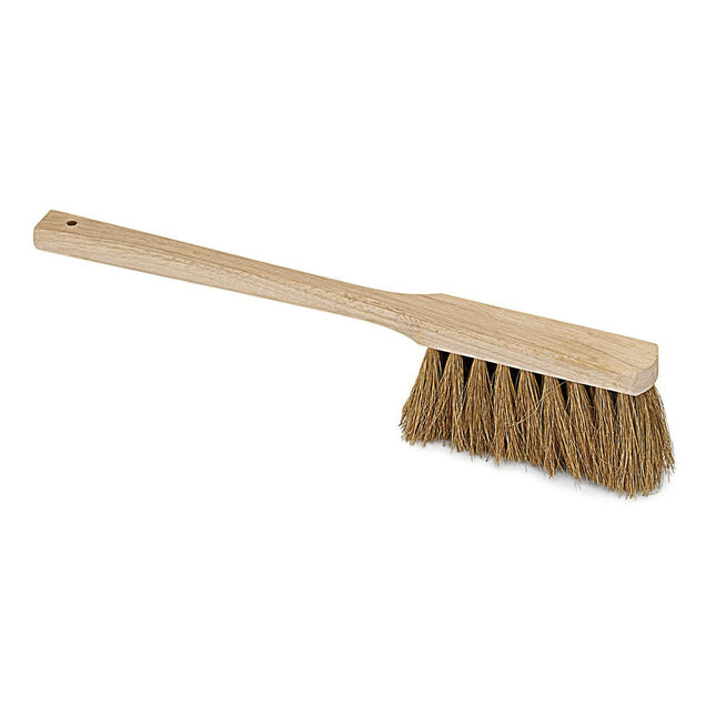 Nölle Profi Brush Langstielhandfeger, 43 cm Natur-Kokos mit Aufhängeloch | 1 Stück