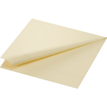 Zellt.Serv.40x40 3lg. 1/4 cream Servietten 40x40 cm 3-lagig | Packung (250 Servietten)