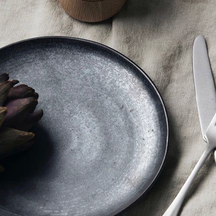 Frühstücksteller Pion schwarz/braun